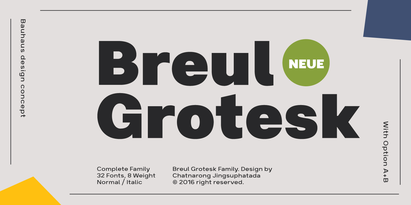 Ejemplo de fuente Breul Grotesk B Semi Light Italic